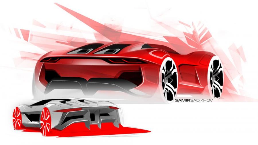 Эскиз Rezvani Beast 2014 года  (фото 13 из 21)